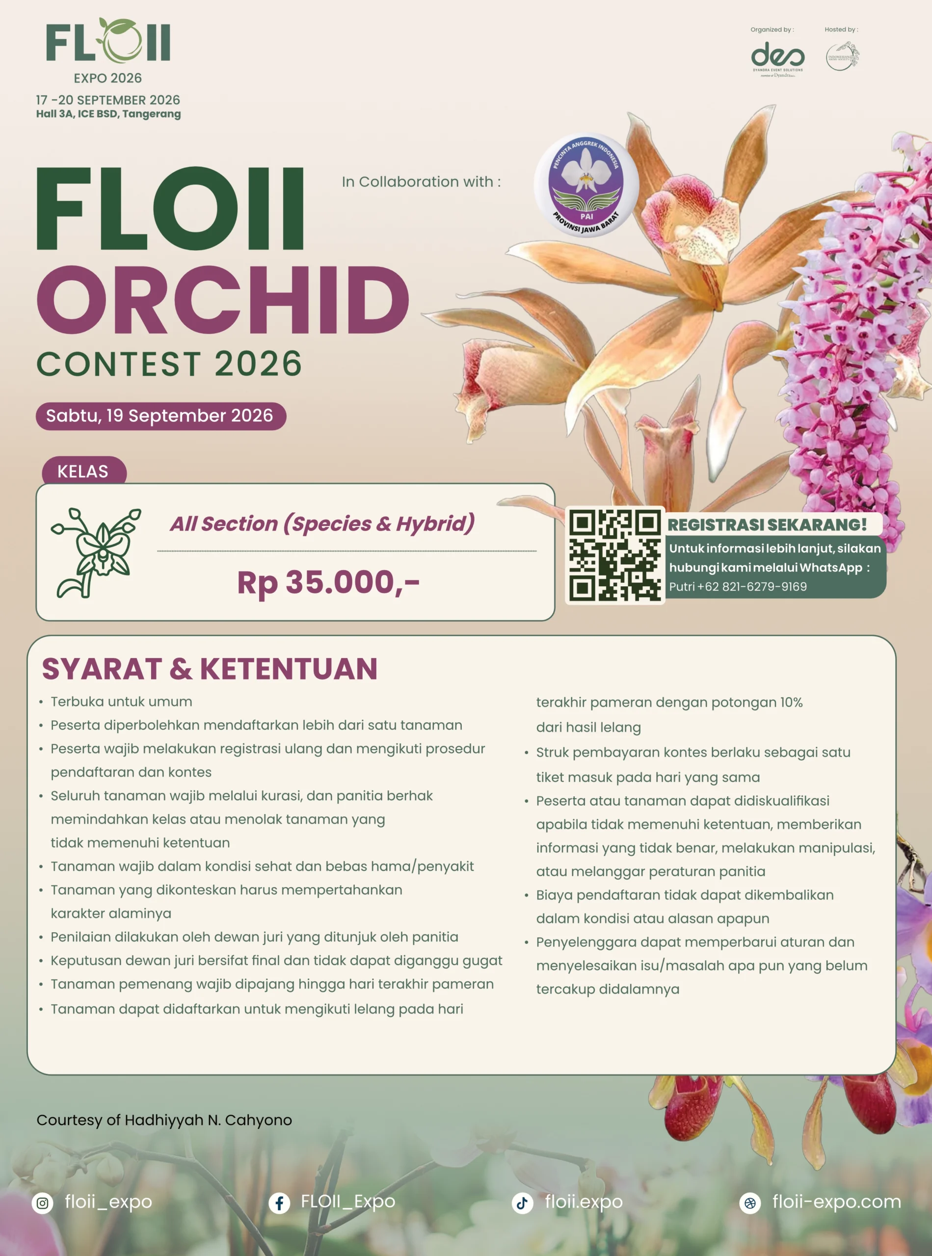 FLOII ORCHID CONTEST 2026 - Image 2