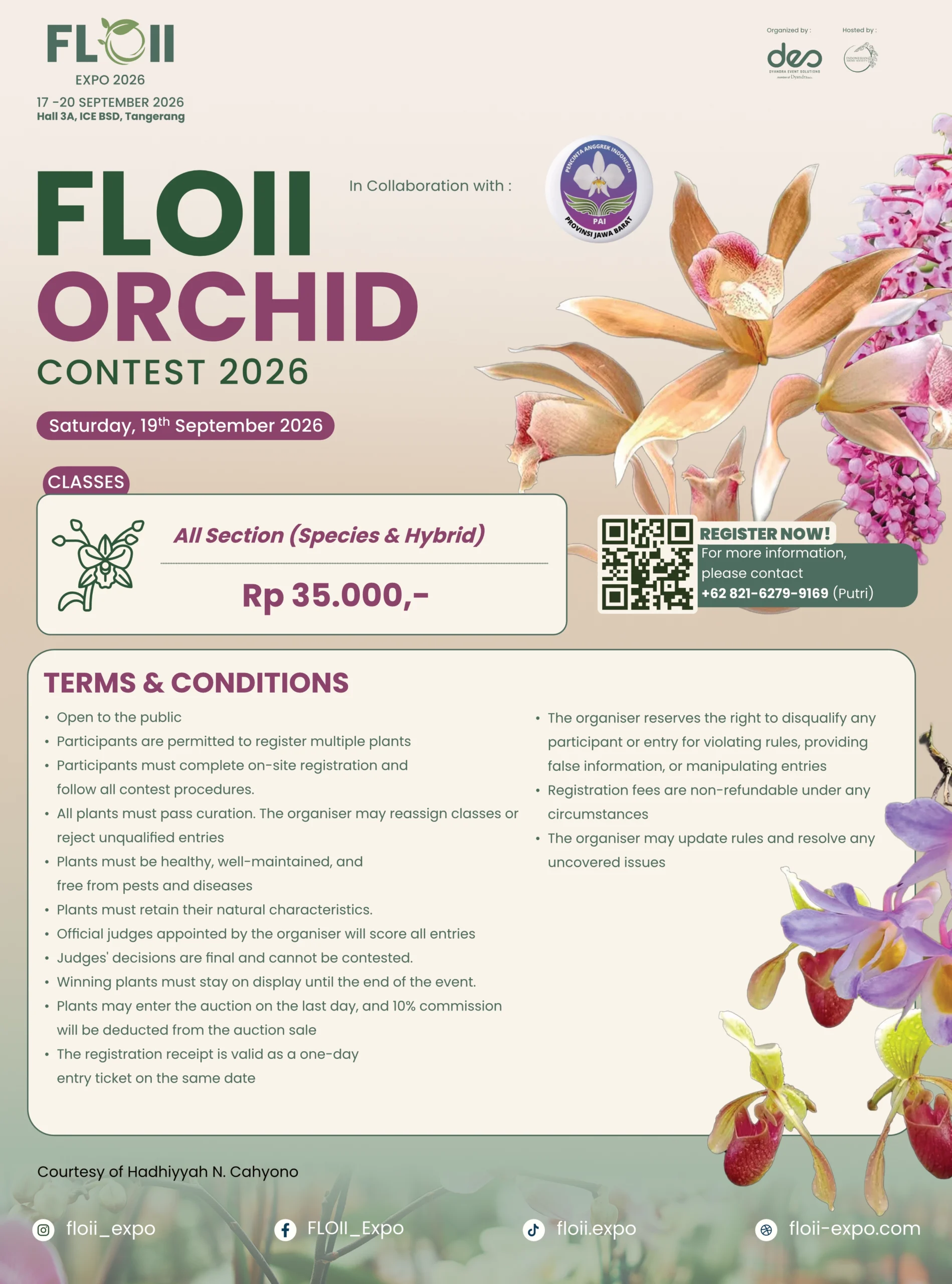 FLOII ORCHID CONTEST 2026 - Image 3